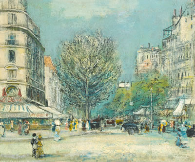 Heinz Witte-Lenoir : 'Le Dôme' am Boulevard Montparnasse.