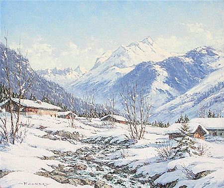 Paul Corbet : Vallée des Contamines (Le Pic de Roselette)