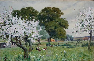 John McDougal : 'In a Gloucestershire Orchard'