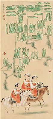 Yongli Tang : THREE RIDING LADIES