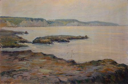 Raymond Quibel : Rivage aux falaises