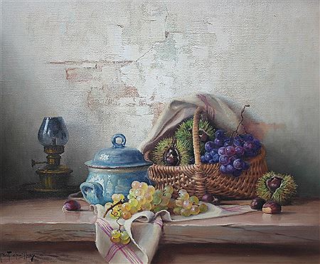 Robert Chailloux : Still life of table top