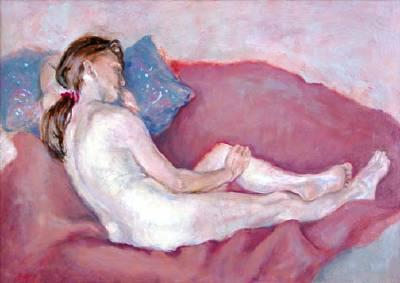 Verna Versa : Reclining Nude