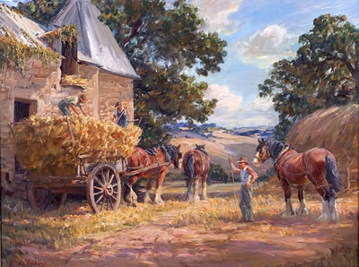 Cathleen Elizabeth Edkins : The Hay Cart