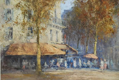 John Tiplady : Bistro Corner-Paris