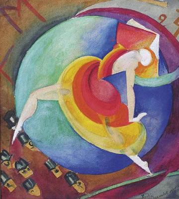 Lydia Mandel : Danseuse sur scène ' 23 ' (1926)