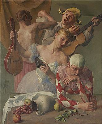 Robert Brackman : Festival in Costume