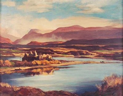 David Young Cameron : Kilchurn Castle, Loch Awe