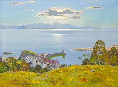 Robert Houston : Afternoon sunshine Firth of Clyde