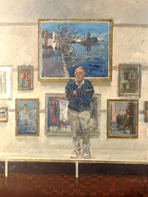 Tom Coates : Portrait of William Bowyer at the New English Art Club