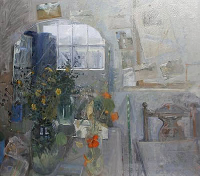 Richard Pikesley : Studio interior - W.K.P's chair