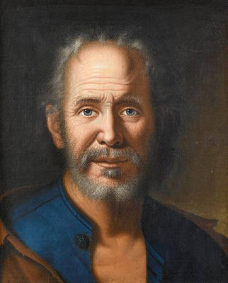 Bartolome Montalvo : The head of a bearded man