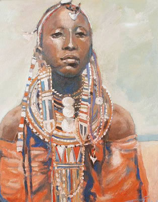 Tony Hudson : A Maasai princess