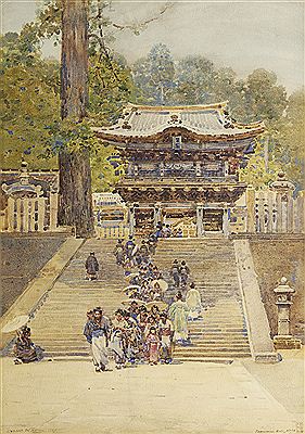 Robert Weir Allan : Yomeiman Gate, Nikko, Japan