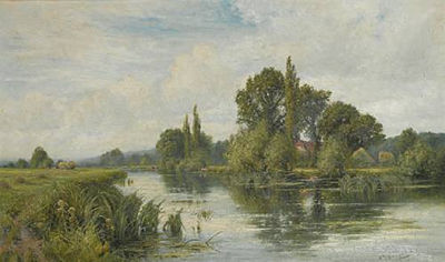 Henry John Kinnaird : On the Thames near Mapledurham