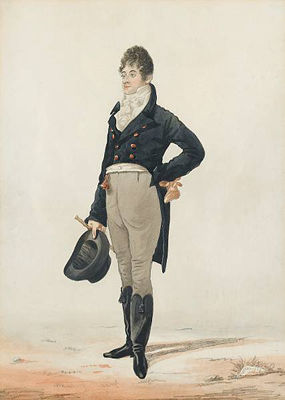 Robert Dighton : Portrait of Beau Brummel