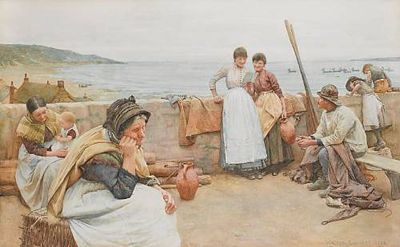 Walter Langley : A Village Idyll