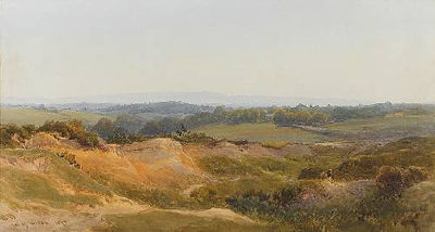 Henry Hine : The South Downs from Haywards Heath