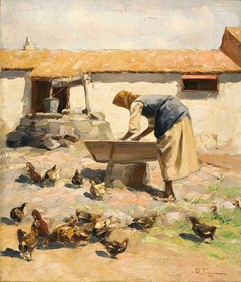 Vasilis Germenis : A farm scene