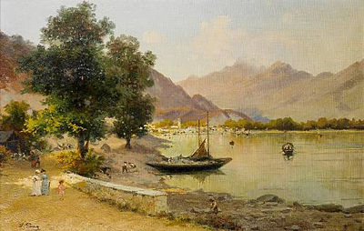 Silvio Poma : Feriolo, on lake Maggiore