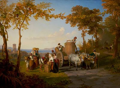 Penry Williams : Bringing in the grapes