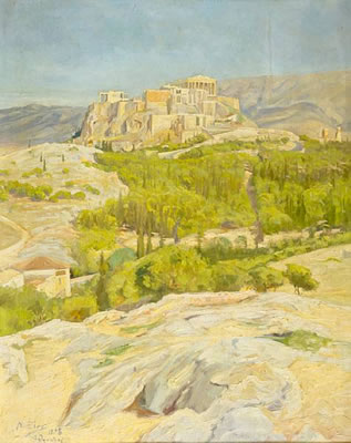 Nikos Xenos : View of the Acropolis