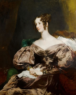 Margaret Sarah Carpenter : Portrait of Harriet, Countess Howe