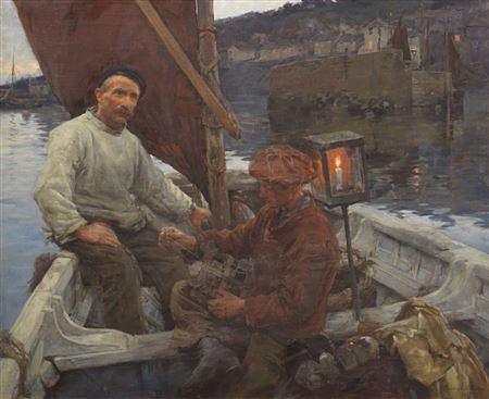 Stanhope Alexander Forbes : Out into the dark and silence