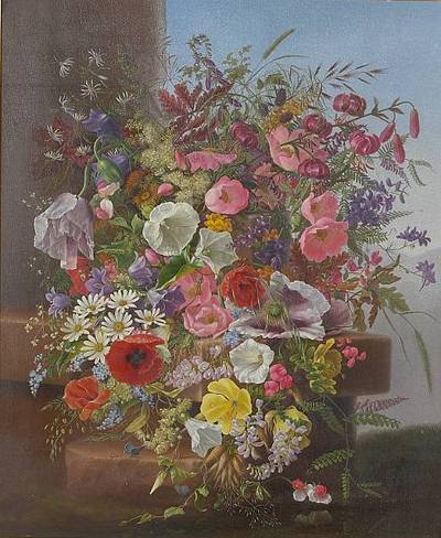 Adelheid Dietrich : A Still Life of Wild Flowers