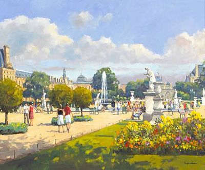 Annie Puybareau : Promenade aux Tuileries