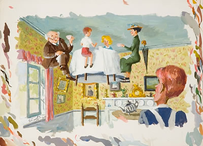 Jim Schaeffing : Original scene study by Jim Schaeffing for Mary Poppins