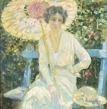 John Hubbard Rich : Mabel in the Garden (No.6)