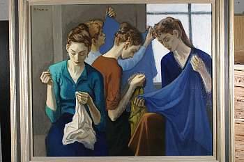 Moses Soyer : Seamstresses