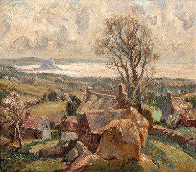 Stanley Gardiner : Mounts Bay from Boswarthen'