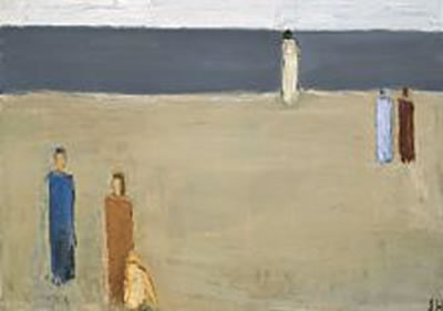 Johannes Hofmeister : Figures by the sea