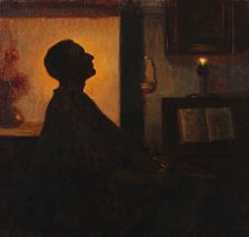 Jorgen Aabye : Interior, evening.