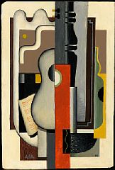 Eugène Sala : Nature morte with guitar