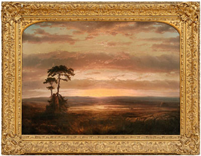 Louis Remy Mignot : 'Solitude or Sunset'