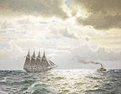 Alfred V Jensen : Seascape