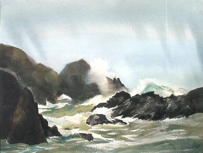 Ralph Baker : A Stormy Coast