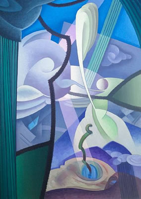 Raymond Jonson : Composition Eleven - Rain (Opus to Vera), 1931