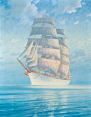 Adolf Bock : SAIL BOAT