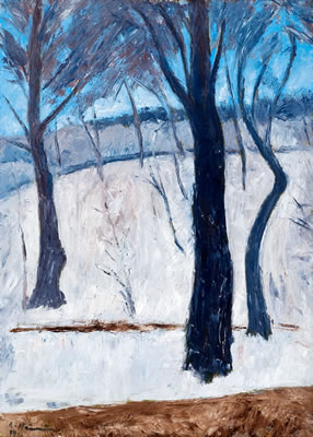 Aarre Heinonen : WINTER LANDSCAPE