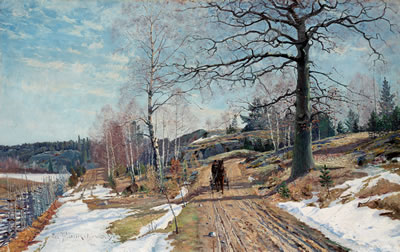 Carl Johansson : Spring landscape