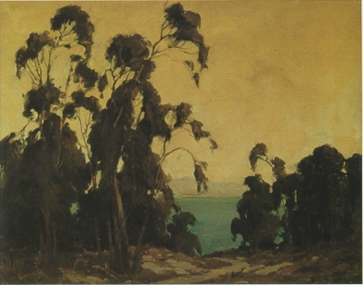 George Demont Otis : Trees in the Evening Light