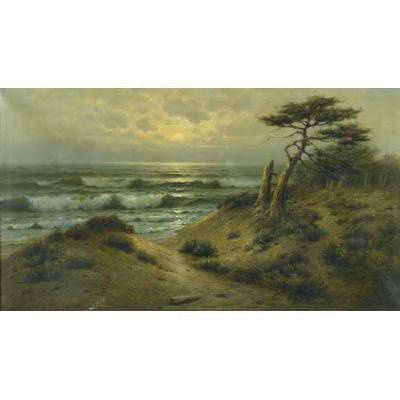 Nels Hagerup : Sunset on the California Coast