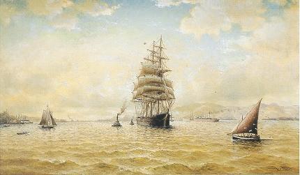 William Alexander Coulter : Sailing Ships in San Francis