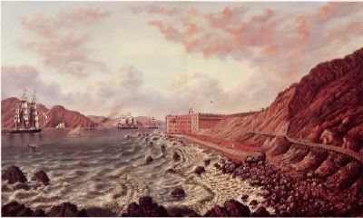 Joseph Lee : A View of Ft. Point, Golden Gate, San Fr