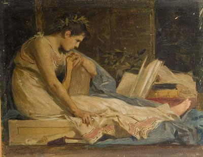 Nicolo Barabino : Allegoria della poesia