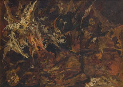 Ottone Petrillo : Natura morta con conchiglia, 1964